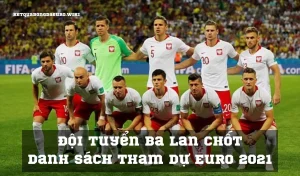 Đội tuyển Ba Lan chốt danh sách tham dự Euro 2021